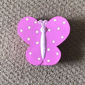 Butterfly piggy bank ceramic